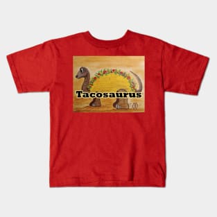 Tacosaurus fun Kids T-Shirt